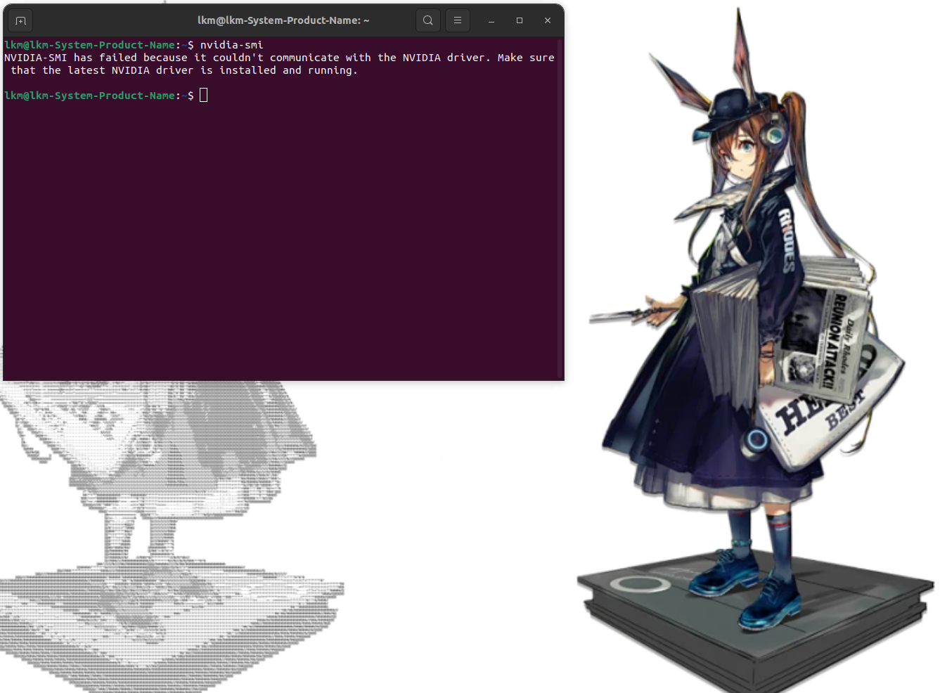 CUDA Fail Again